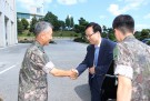 [2015. 8.17] 정영선 총장, 부사관학군단 입영학생 위문방문